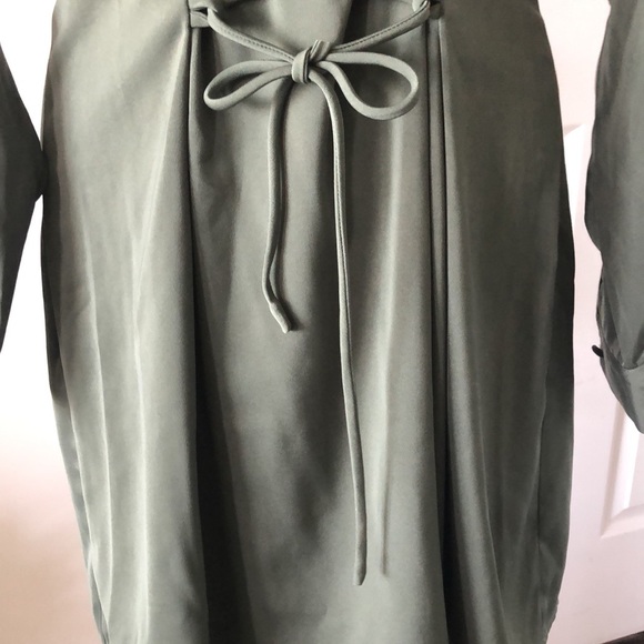 Long sleeve drape wrap dress - Picture 9 of 10
